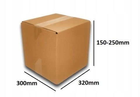 PUDEŁKO OPAKOWANIE KARTON 320x300x210 SZARE 50 B PUDEŁKO OPAKOWANIE KARTON 320x300x210 SZARE 50 B