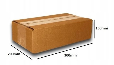 PUDEŁKO OPAKOWANIE KARTON 300x200x150 SZARE 50s C PUDEŁKO OPAKOWANIE KARTON 300x200x150 SZARE 50s C