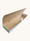 Kartony Opakowania Pudełka na ZAPIEKANKĘ 505x115x50 białe E