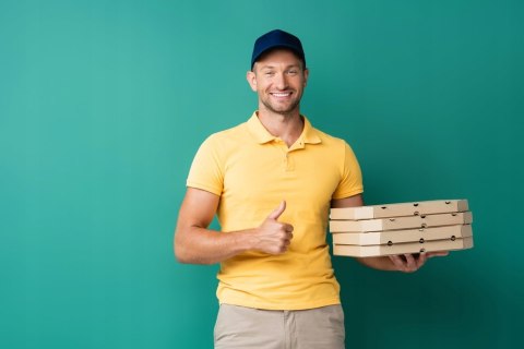 Opakowanie na pizze pudełko do pizzy 45 białe Fala B 50szt