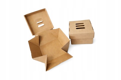 PUDEŁKO BOX KARTON BURGER FRYTKI CIASTO 175x140x130 200szt sE