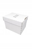 PUDEŁKO BOX KARTON BURGER FRYTKI CIASTO 175x140x130 50szt BIAŁE E