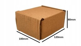 Pudełko OPAKOWANIE KARTON 120x100x80 SZARE 10szt E