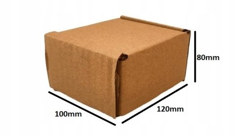Pudełko OPAKOWANIE KARTON 120x100x80 SZARE 50szt E