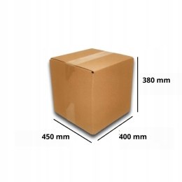 MEGA MOCNE PUDEŁKO KARTON 450x400x380 SZARE 100s EB