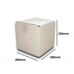 PUDEŁKO OPAKOWANIE KARTON 300x280x250 BIAŁE 100szt B