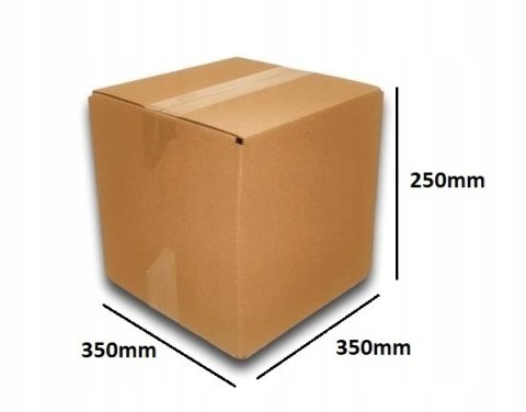 MEGA MOCNE PUDEŁKO KARTON 350x350x250 SZARE 20s BC MEGA MOCNE PUDEŁKO KARTON 350x350x250 SZARE 20s BC