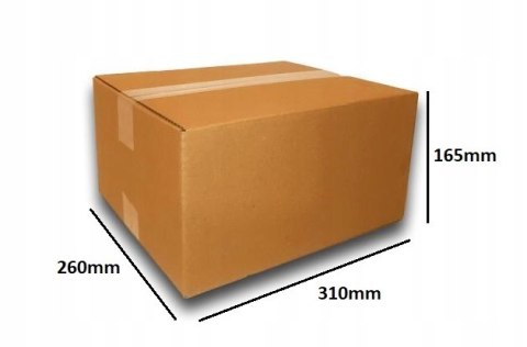 PUDEŁKO OPAKOWANIE KARTON 310x260x165 SZARE 10s C PUDEŁKO OPAKOWANIE KARTON 310x260x165 SZARE 10s C