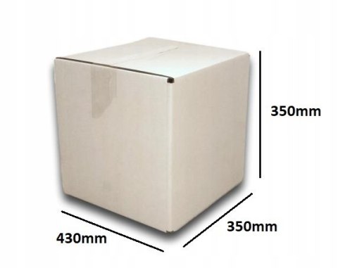 PUDEŁKO OPAKOWANIE KARTON 430x350x350 BIAŁE 25sz B PUDEŁKO OPAKOWANIE KARTON 430x350x350 BIAŁE 25sz B