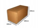 PUDEŁKO OPAKOWANIE KARTON 200x100x100 SZARE 25szt