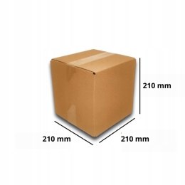 MEGA MOCNE PUDEŁKO KARTON 210x210x210 SZARE 100s EB