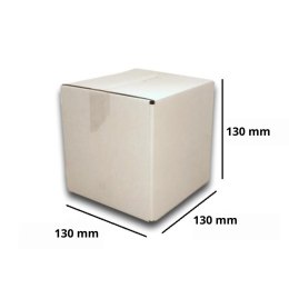 PUDEŁKO OPAKOWANIE KARTON 130x130x130 BIAŁE 100szt E