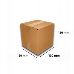 PUDEŁKO OPAKOWANIE KARTON 130x130x130 SZARE 100szt B