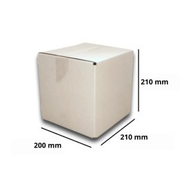 PUDEŁKO OPAKOWANIE KARTON 200x210x210 BIAŁE 100szt E
